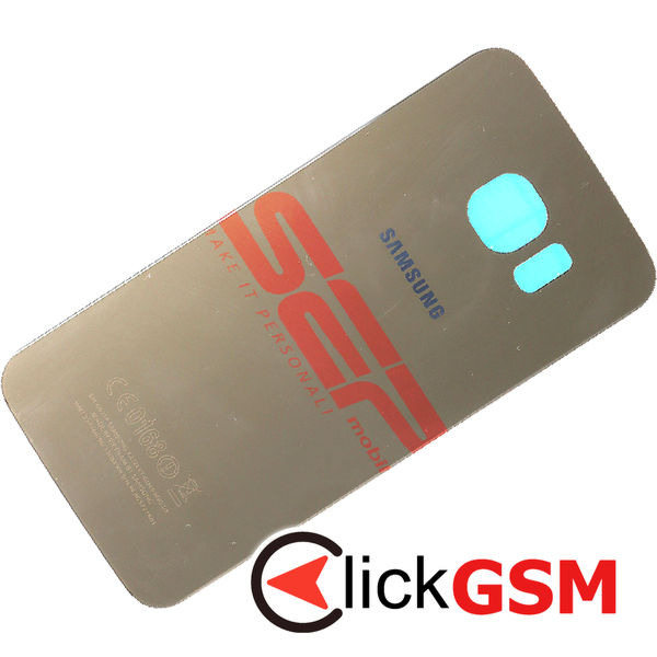 Piesa Capac Spate Gold Samsung Galaxy S6 Edge 4ibs