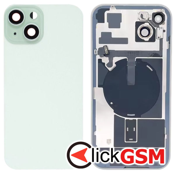 Piesa Piesa Capac Spate Green Apple Iphone 15 Plus 2e8g