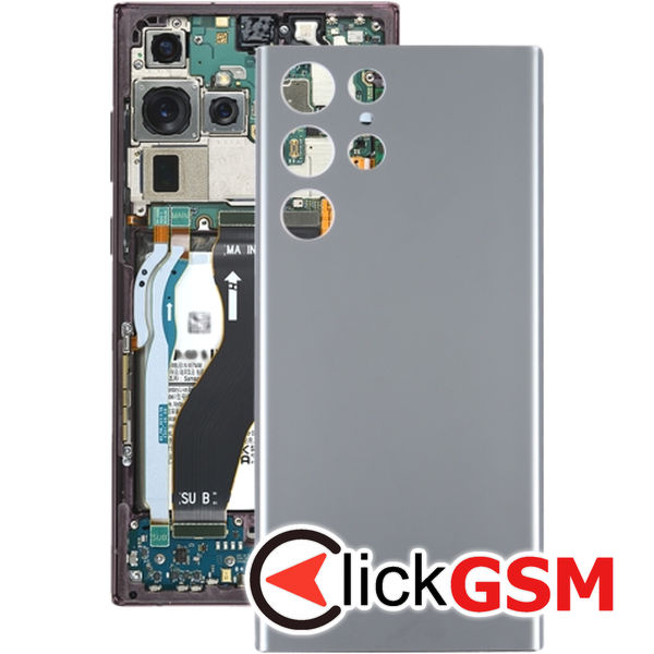 Piesa Capac Spate Grey Samsung Galaxy S22 Ultra 4b2r