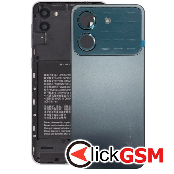 Piesa Capac Spate Grey Zte Blade A54 3fbq