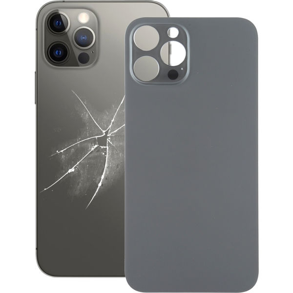 Apple iPhone 12 Pro Max · Easy Replacement Big Camera Hole Battery Back Cover for iPhone 12 Pro Max(Graphite)