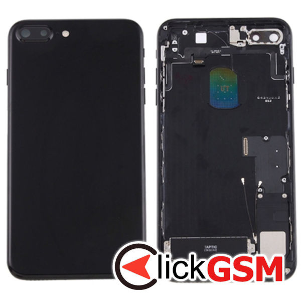 Piesa Piesa Capac Spate Jet Black Apple Iphone 7 Plus 4g2e