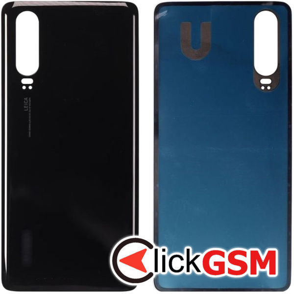 Piesa Capac Spate Negru Huawei P30 419d