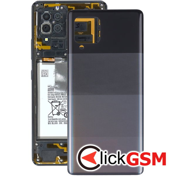 Piesa Capac Spate Negru Samsung Galaxy A42 4b23