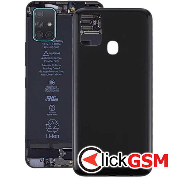 Piesa Capac Spate Negru Samsung Galaxy M31 4b3i