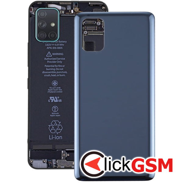 Piesa Capac Spate Negru Samsung Galaxy M51 4au9