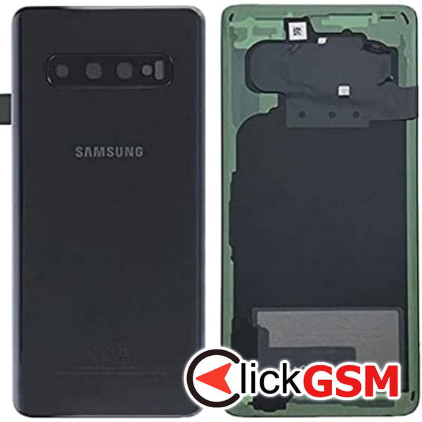 Piesa Capac Spate Negru Samsung Galaxy S10 3dob