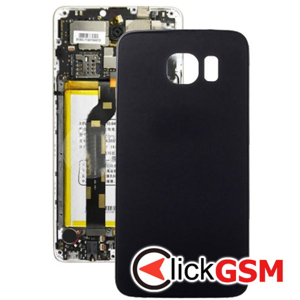 Piesa Capac Spate Negru Samsung Galaxy S6 4aw6