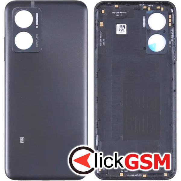 Piesa Capac Spate Negru Xiaomi Redmi Note 11e 5g 4xa9