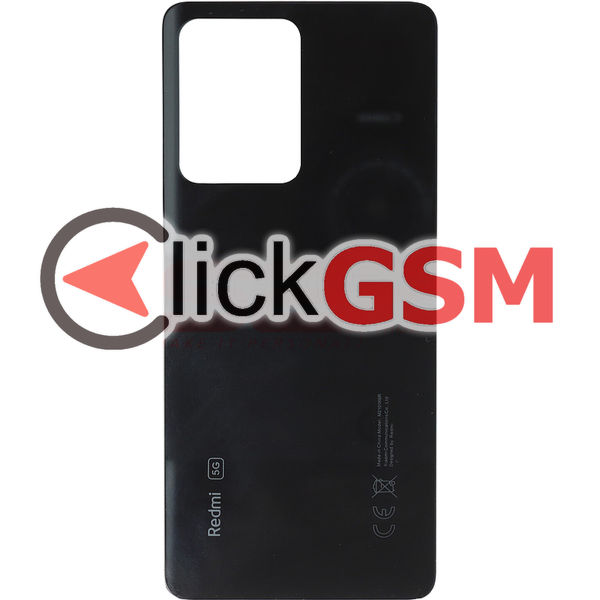 Piesa Capac Spate Negru Xiaomi Redmi Note 12 Pro 4ki0