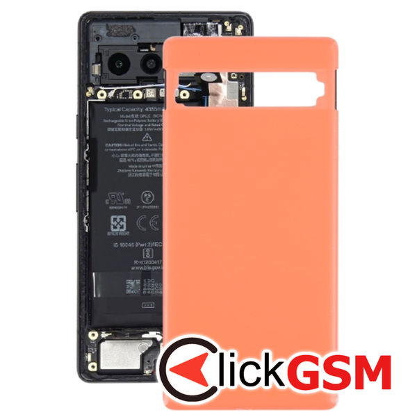 Piesa Piesa Capac Spate Orange Google Pixel 7a 2t7m