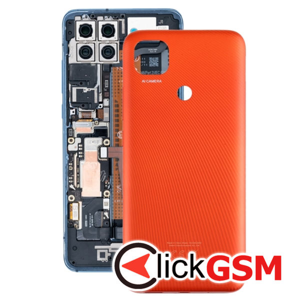 Piesa Capac Spate Orange Xiaomi Redmi 9c 25r2