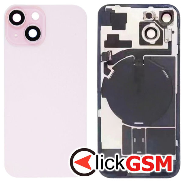 Piesa Capac Spate Pink Apple Iphone 15 29zx