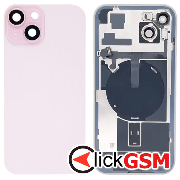 Piesa Piesa Capac Spate Pink Apple Iphone 15 Plus 2e8f