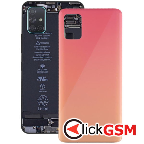 Piesa Capac Spate Pink Samsung Galaxy A51  4ass