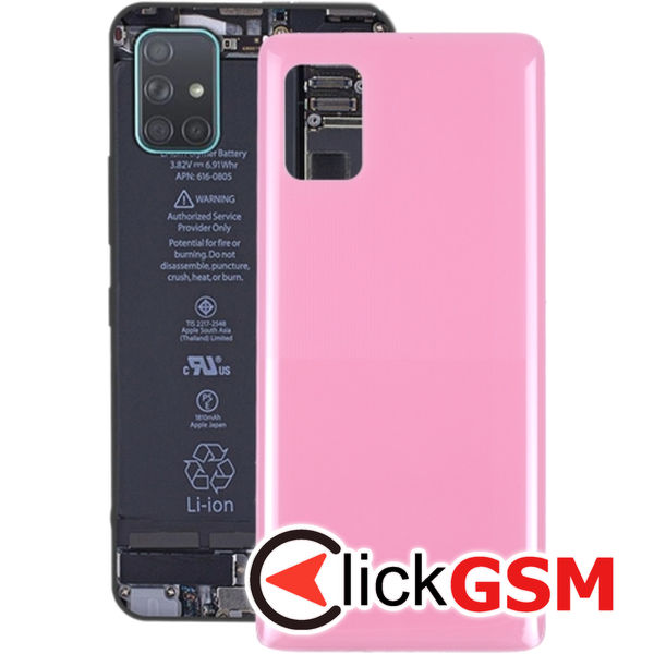 Piesa Capac Spate Pink Samsung Galaxy A51 5g 4b29