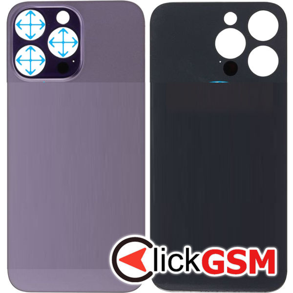 Piesa Capac Spate Purple Apple Iphone 14 Pro Max 3ii