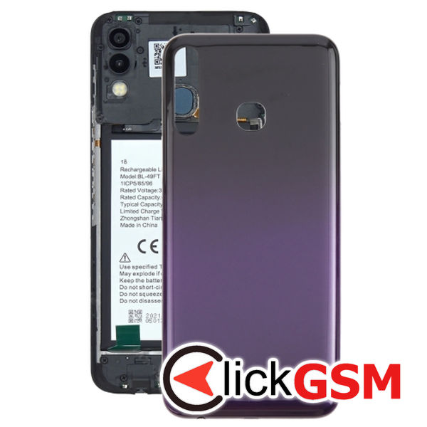 Piesa Capac Spate Purple Infinix Hot 8 Lite 4nhy