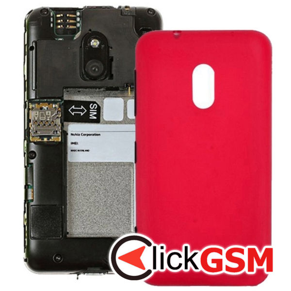 Piesa Piesa Capac Spate Red Nokia Lumia 620 49vy