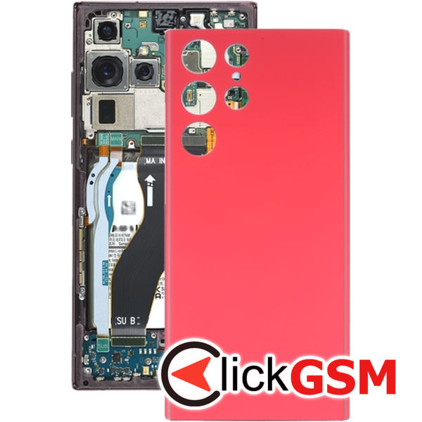 Piesa Piesa Capac Spate Red Samsung Galaxy S22 Ultra 4b2t