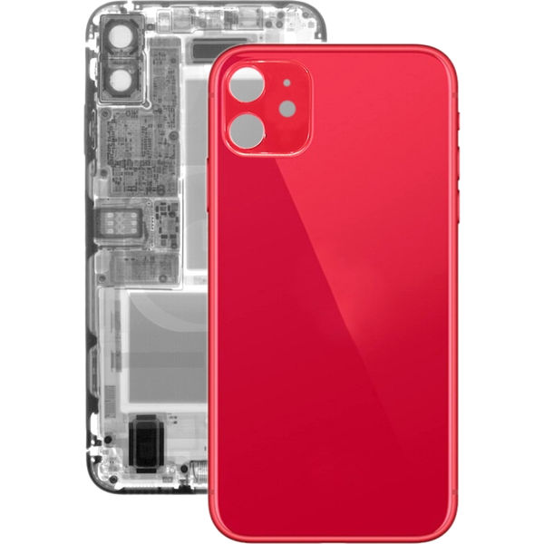 Apple iPhone 11 · Glass Battery Back Cover for iPhone 11(Red)