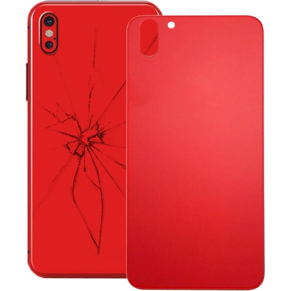 Apple iPhone X · Glass Battery Back Cover for iPhone X(Red)