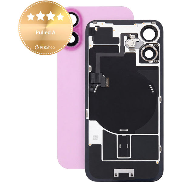 Apple iPhone 16 · Sticla carcasa spate pentru iPhone 16, Pink, Pulled A