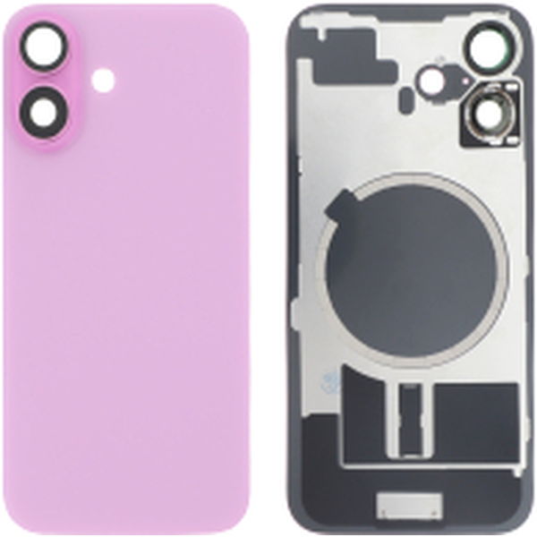 Apple iPhone 16 · Capac spate Pink cu MagSafe fara logo iPhone 16