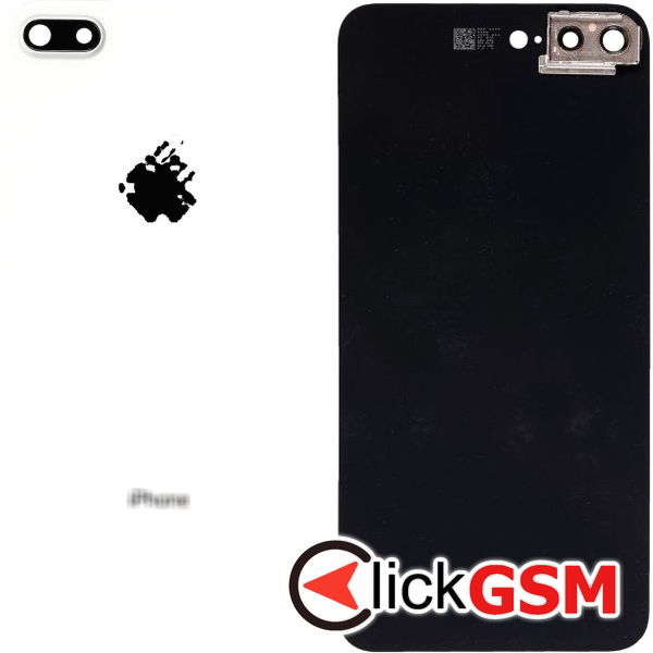 Piesa Capac Spate Silver Apple Iphone 8 Plus 46hz