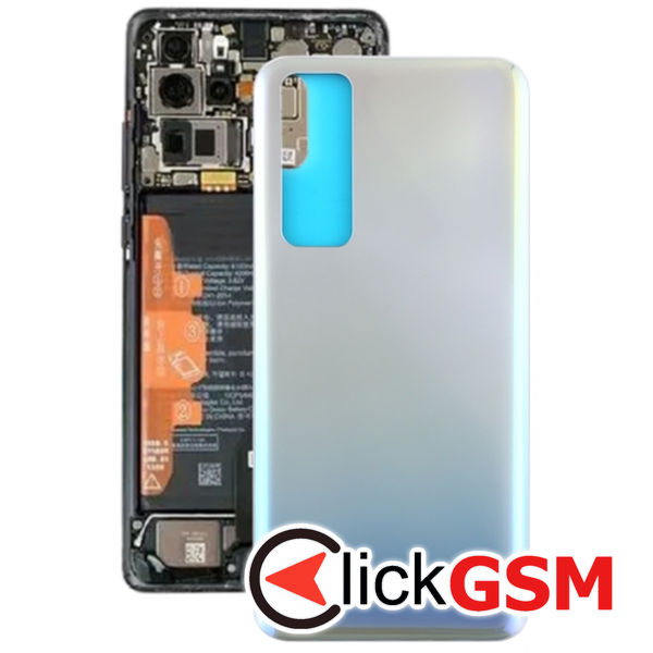 Piesa Piesa Capac Spate Silver Huawei Nova 7 5g 23r3