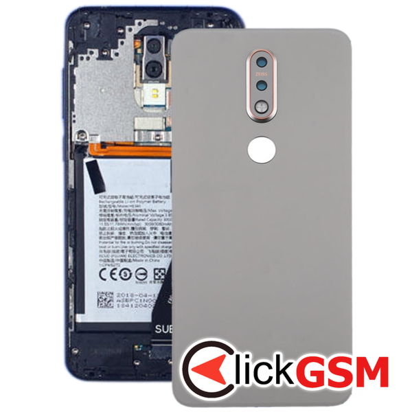 Piesa Capac Spate Silver Nokia 7.1 49og