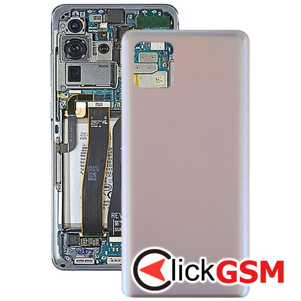 Piesa Capac Spate Silver Samsung Galaxy A91 4ate