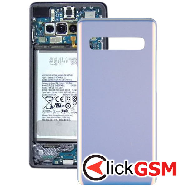 Piesa Capac Spate Silver Samsung Galaxy S10 5g 4ah2