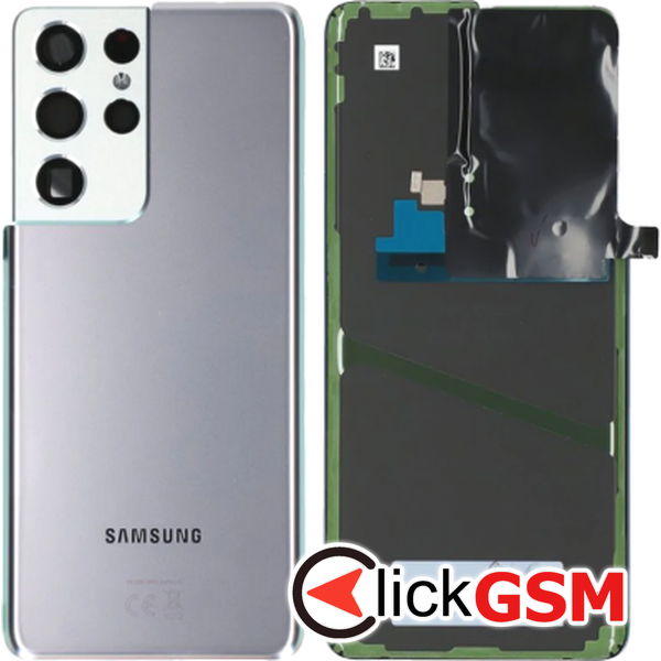 Piesa Capac Spate Silver Samsung Galaxy S21 Ultra 5g 10o