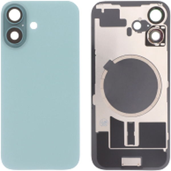 Apple iPhone 16 · Capac spate Teal iPhone 16 cu MagSafe fara logo