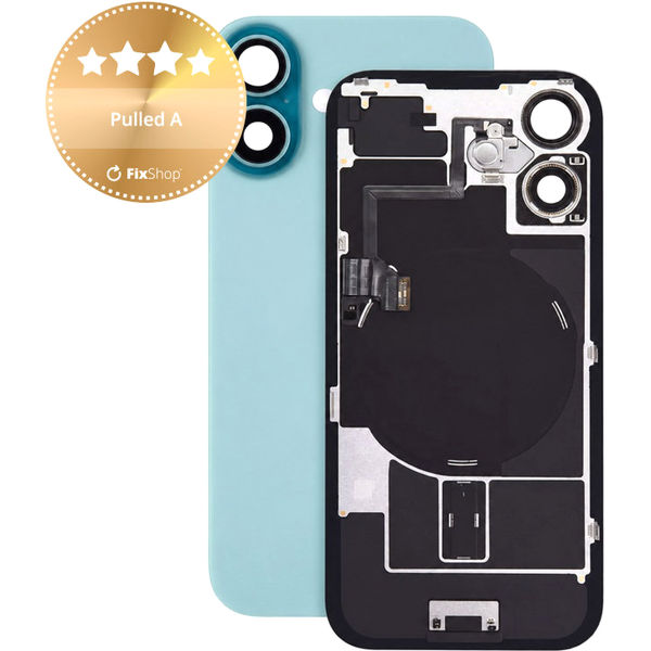 Apple iPhone 16 · Sticla carcasa spate pentru iPhone 16, Teal, Pulled A