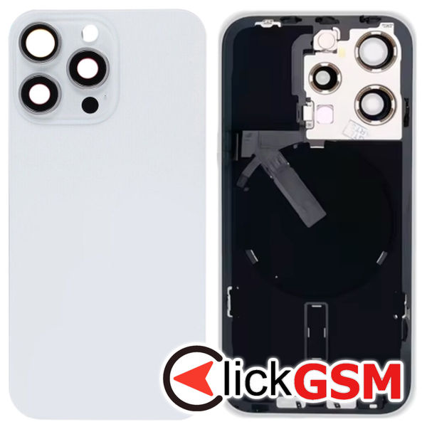 Piesa Capac Spate White Apple Iphone 15 Pro 2efx