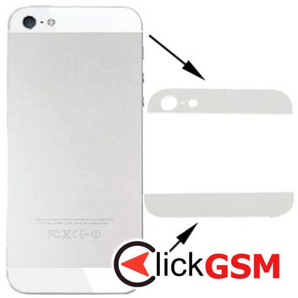 Piesa Capac Spate White Apple Iphone 5 4faf