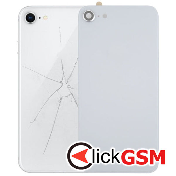 Piesa Piesa Capac Spate White Apple Iphone 8 4g3f