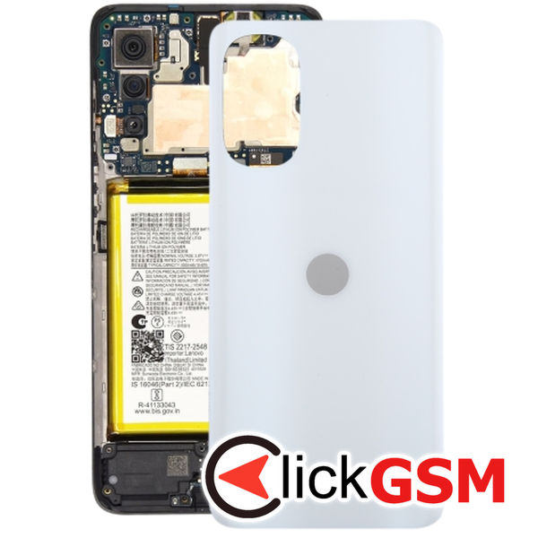 Piesa Capac Spate White Motorola Moto G52 3f9i