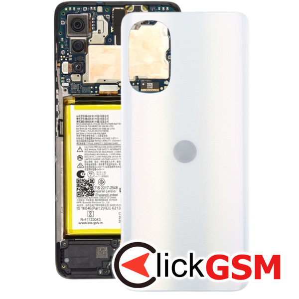 Piesa Capac Spate White Motorola Moto G71s 3f9t