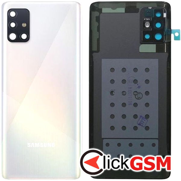 Piesa Capac Spate White Samsung Galaxy A51 458x