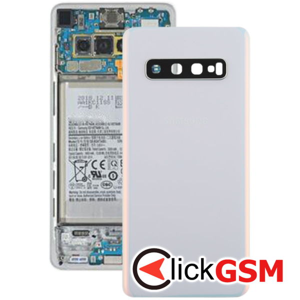 Piesa Capac Spate White Samsung Galaxy S10 4avx