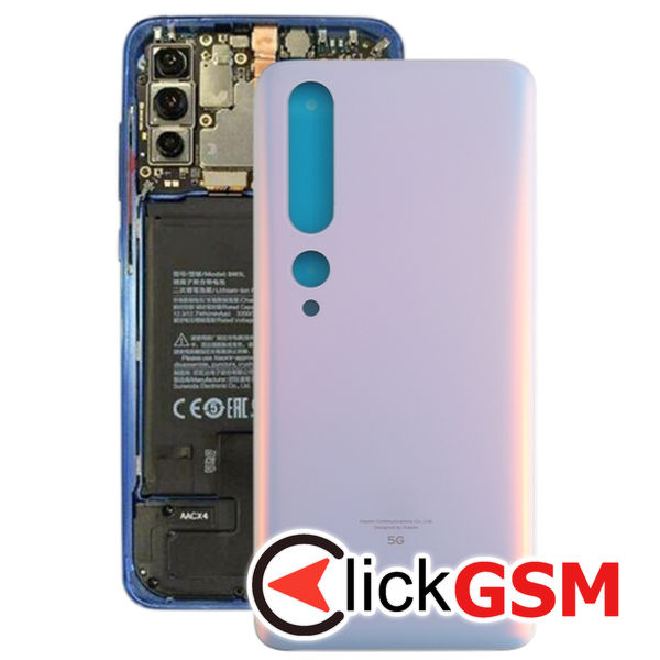 Piesa Capac Spate White Xiaomi Mi 10 4p24