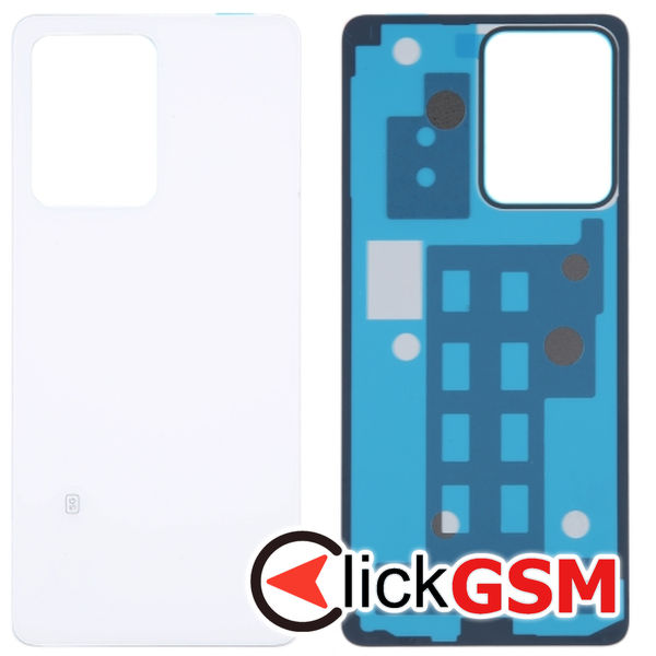 Piesa Capac Spate White Xiaomi Redmi Note 12 Pro 5g 4p6p