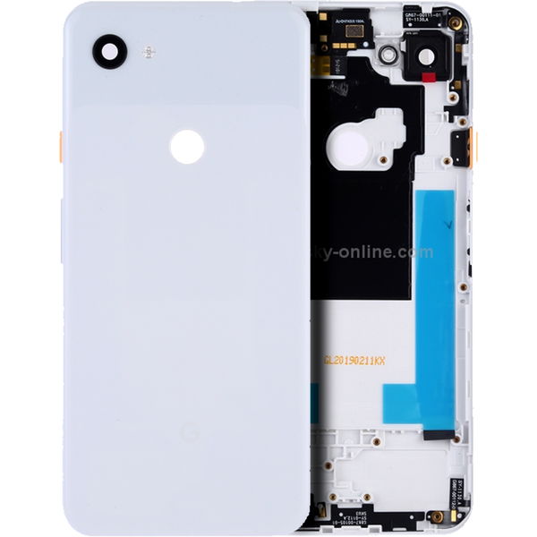 Back Housing For Google Pixel 3a XL (Genuine OEM) (Clearly White)