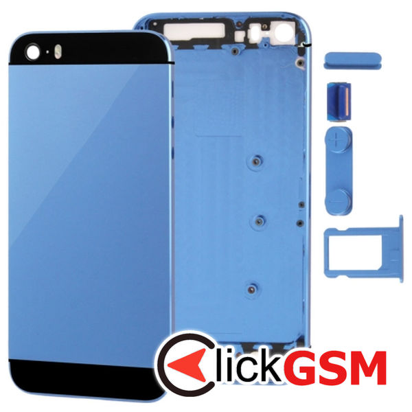 Piesa Piesa Carcasa Blue Apple Iphone 5s 4mz3