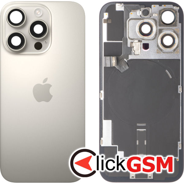 Piesa Carcasa Cu Capac Spate Apple Iphone 16 Pro 4pfx