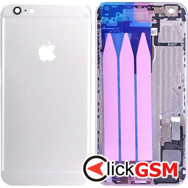 Piesa Carcasa Cu Capac Spate Argintiu Apple Iphone 6 Plus 4610