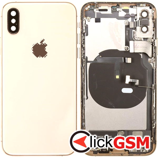 Piesa Piesa Carcasa Cu Capac Spate Auriu Apple Iphone Xs 45uj